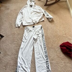 Nike White track suit